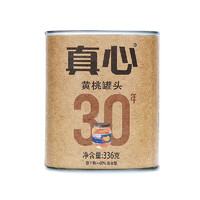 真心食品 30年 黄桃罐头 336g*6罐