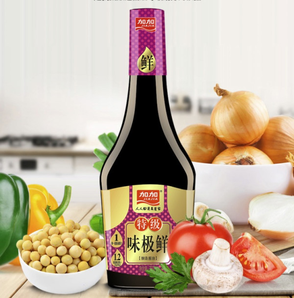 jiajia加加酱油特级味极鲜750ml