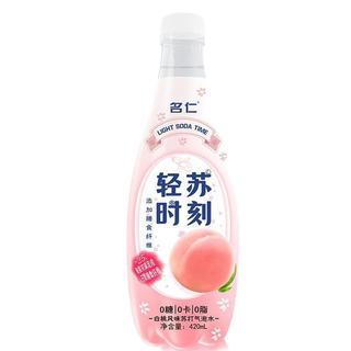 mingren 名仁 轻苏时刻 苏打气泡水 白桃风味 420ml*15瓶