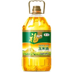 福临门 黄金产地 非转基因 压榨玉米油 6.18L