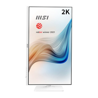 MSI 微星 新世代Modern MD271QPW 27英寸 IPS 显示器 (2560×1440、75Hz、109.02%sRGB、Type-C 15W)