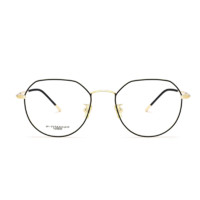 佐川 5805 中性纯钛眼镜框 黑金色