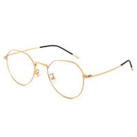 佐川 5805 中性纯钛眼镜框 金色