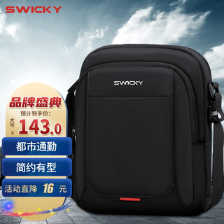 SWICKY 瑞士SWICKY瑞驰单肩包男包斜挎包休闲