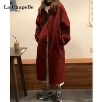 La Chapelle 女士中长款呢子大衣 914413999