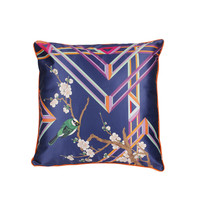 故宫文化 艺想焕彩清音抱枕套 蓝彩