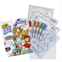 Prime会员：Crayola 绘儿乐 B089ZL7Y47 涂色套装 18页绘画模版+5支毛毡笔