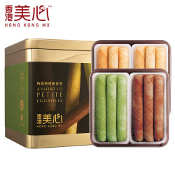 Maxim's 美心 精致4口味鸡蛋卷铁盒装 208g