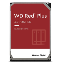 西部数据 红盘10TB WD Red Plus NAS HDD - 7200 RPM,SATA CMR,256 MB缓存,3.5 英寸