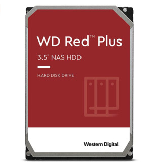 Western Digital 西部数据 Red Plus 3.5英寸 NAS硬盘 8TB (CMR、7200rpm、256MB) WD80EFBX