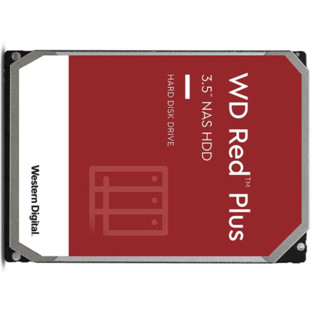 Western Digital 西部数据 Red Plus 3.5英寸 NAS机械硬盘 6TB (CMR、5640rpm、128MB) WD60EFZX