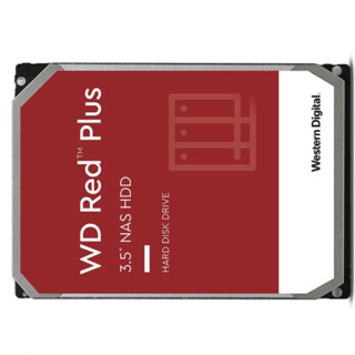 Western Digital 西部数据 Red Plus 3.5英寸 NAS硬盘 10TB (CMR、7200rpm、256MB) WD101EFBX