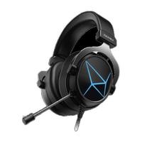 Dareu 达尔优 EH731 耳罩式头戴式动圈有线耳机 黑银色 USB口