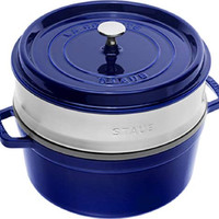 staub 珐宝 经典系列 珐琅铸铁锅 26cm（带蒸屉）