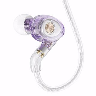 SIMGOT 兴戈 洛神EM2R 入耳式挂耳式圈铁有线耳机 薰衣紫 3.5mm