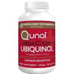 Qunol Mega Ubiquinol CoQ10  60 个软胶囊