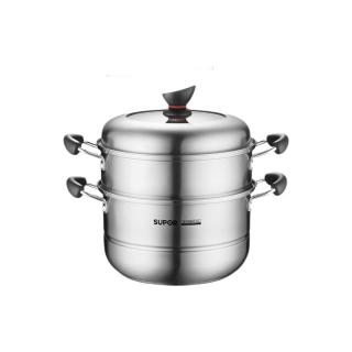 supor 苏泊尔 ez26bs01 蒸锅(26cm,2层,304不锈钢)