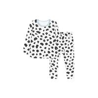 balabala 巴拉巴拉 208421169204-00319 儿童保暖内衣套装 白黑色 90cm