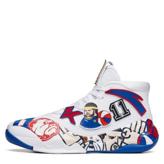 anta安踏kt6男子篮球鞋1122111082白蓝红42