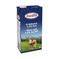 PLUS会员：Alpiland 艾歌德 全脂牛奶 1L*12盒