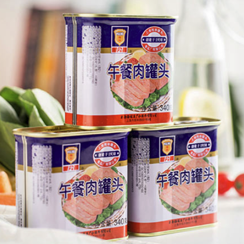 值友专享低至30.3元/件：梅林B2 上海梅林午餐肉罐头340g*3罐装（猪肉熟食不含鸡肉）