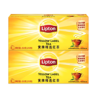 Lipton 立顿 口味冲泡茶包 50g*2盒