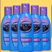 Selsun 控油去屑洗发水紫瓶 200ml*5