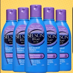 Selsun 控油去屑洗发水紫瓶 200ml*5