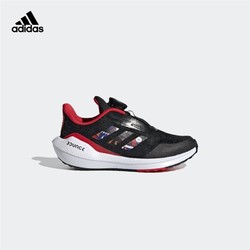 adidas 阿迪达斯 2021冬季EQ RUN男小童旋钮式系带儿童运动鞋跑步鞋FZ4590一号黑30码/180mm/11-k