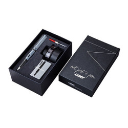 LAMY 凌美 AL-star恒星系列限定款 天青银墨水笔+黑色墨水芯 EF 0.5mm