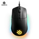 steelseries 赛睿 Rival 3 有线鼠标 12000DPI RGB 黑色