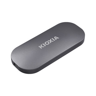 KIOXIA 铠侠 极至光速系列 USB 3.2 Gen 2 移动固态硬盘 Type-C 500GB 银色 LXD10S500GC8