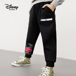 Disney baby 迪士尼宝贝 男童加绒长裤