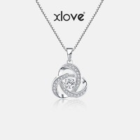 xlove XLOVE 跳动的心S925银项链锁骨链