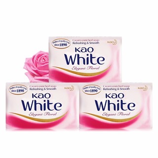 香皂3块装 原装进口white玫瑰红 清新花香肥皂沐浴皂