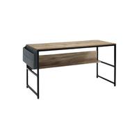 LINSY 林氏家居 LS209V3-A 简约学习书桌 磨砂黑