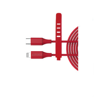 星系源 CBCL103 MFi认证 Type-C转Lightning 20W 数据线 TPE 2m 中国红