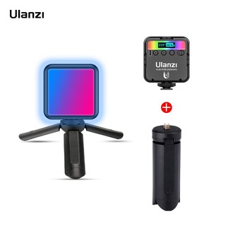 ulanzi VL49RGB 迷你三脚架磁吸全彩补光灯便携LED口袋双色温摄影灯套装