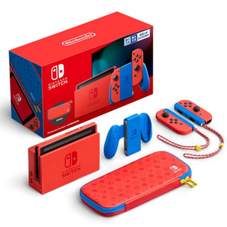 Nintendo 任天堂 国行 Switch游戏主机 续航增强版 红蓝+Switch游戏卡带《舞力全开 2020》中文版+power充电底座
