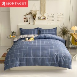 MONTAGUT 梦特娇 全棉北欧风印花三件套 1.2m床(被套150*200cm)