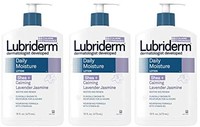 Lubriderm 富含滋养乳木果油，维生素B5和舒缓薰衣草茉莉，不油腻16液体盎司/473ml（3件）