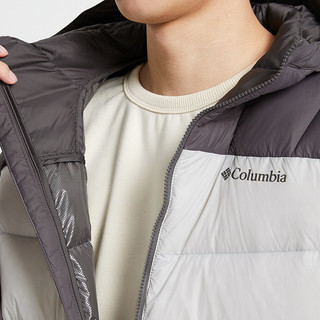 Columbia 哥伦比亚 男子户外羽绒服 EE1508-043 灰色/白色 M