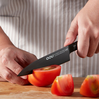 OOU! 第一代黑刃三件套 UC3910 黑刃女刀+厨师刀+水果刀