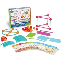 Prime会员：Learning Resources 探索形状 拼接玩具 海洋和几何构建组合套装