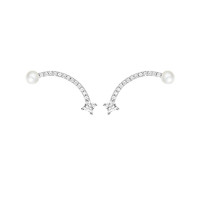 HEFANG Jewelry 何方珠宝 平衡耳钉 HFH085129