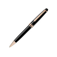MONTBLANC 万宝龙 大班系列 112679 拔帽宝珠笔 黑杆玫瑰金夹 0.7mm 单支装