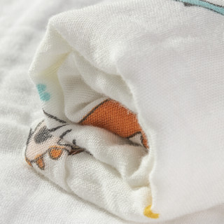 十月结晶 SH771 婴儿印花纱布方巾 6条装 30*30cm
