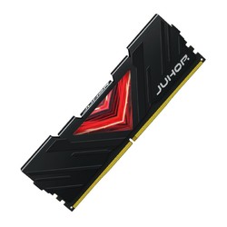 JUHOR 玖合 忆界系列 DDR4 3200MHz 台式机内存 马甲条 黑色 8GB