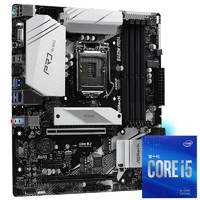 PLUS会员：ASRock 华擎 B460M Pro4主板+i5-10400  板U套装