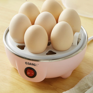 QBANG 乔邦 ZDQ-602 煮蛋器+钢碗 双层 粉色